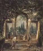 Diego Velazquez La Villa Medicis a Rome (le Pavillon d'Ariane) (df02) painting